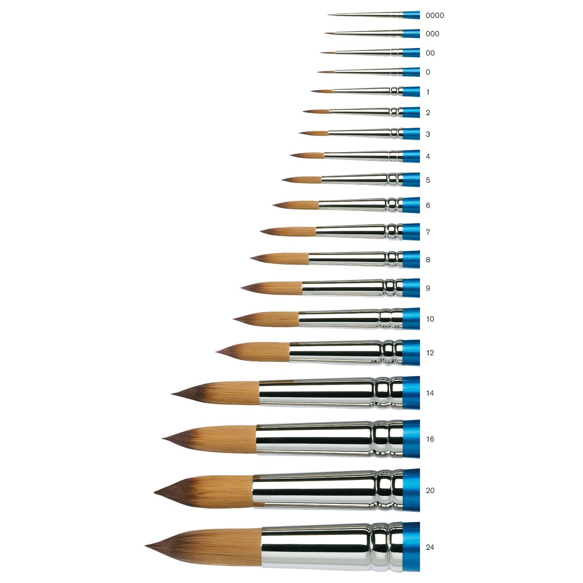 Winsor & Newton Cotman Pincel Para Acuarela Serie 111 Redondo Mango Corto nº 0 3