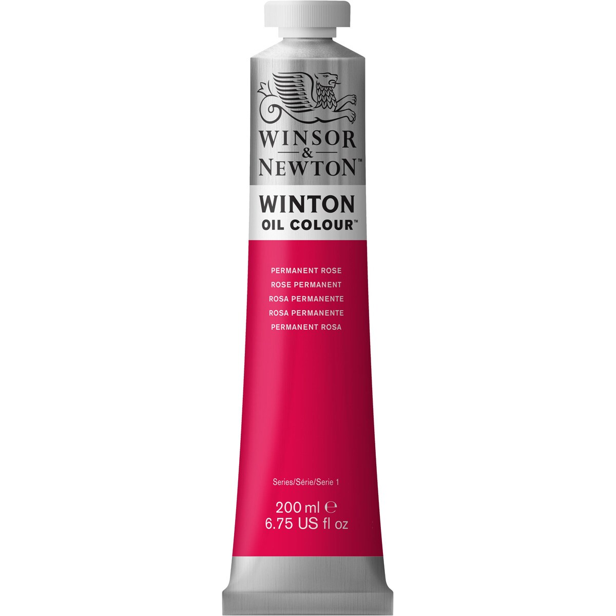 Tubo de Tinta a Óleo Winton Winsor & Newton 200 ml Rosa Permanente 1