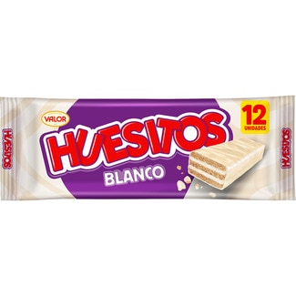 chocolate blanco 12 uds envase 240 g - Valor Huesitos