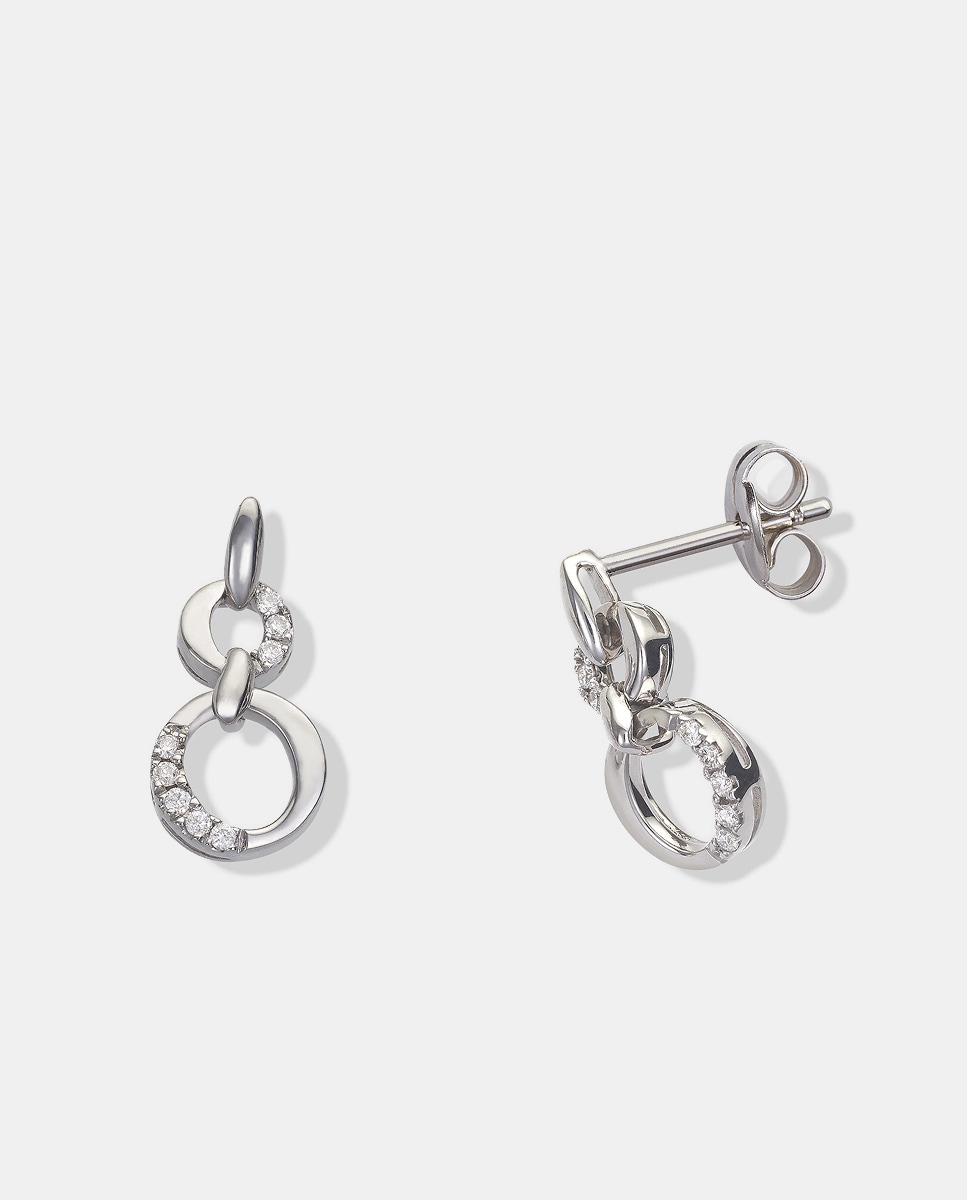 Pendientes Mio de oro y diamantes - El Corte Inglés - Blanco Blanco-1