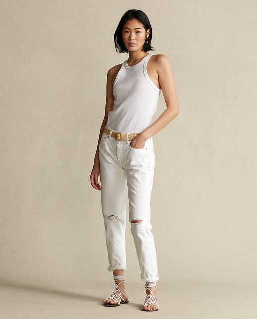 Vaqueros boyfriend mujer · Blancos · Moda mujer · El Corte Inglés (6)