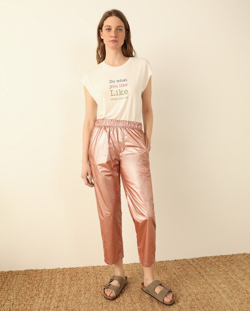 Pantalón metalizado línea Comfort · Southern Cotton · El Corte Inglés