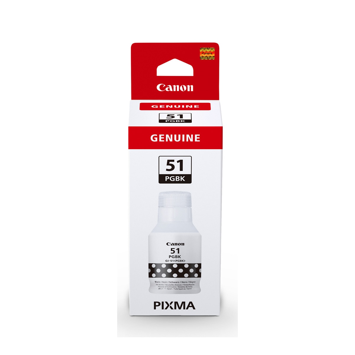 Botella de tinta original Canon GI-51 PGBK negro (4529C001) 2
