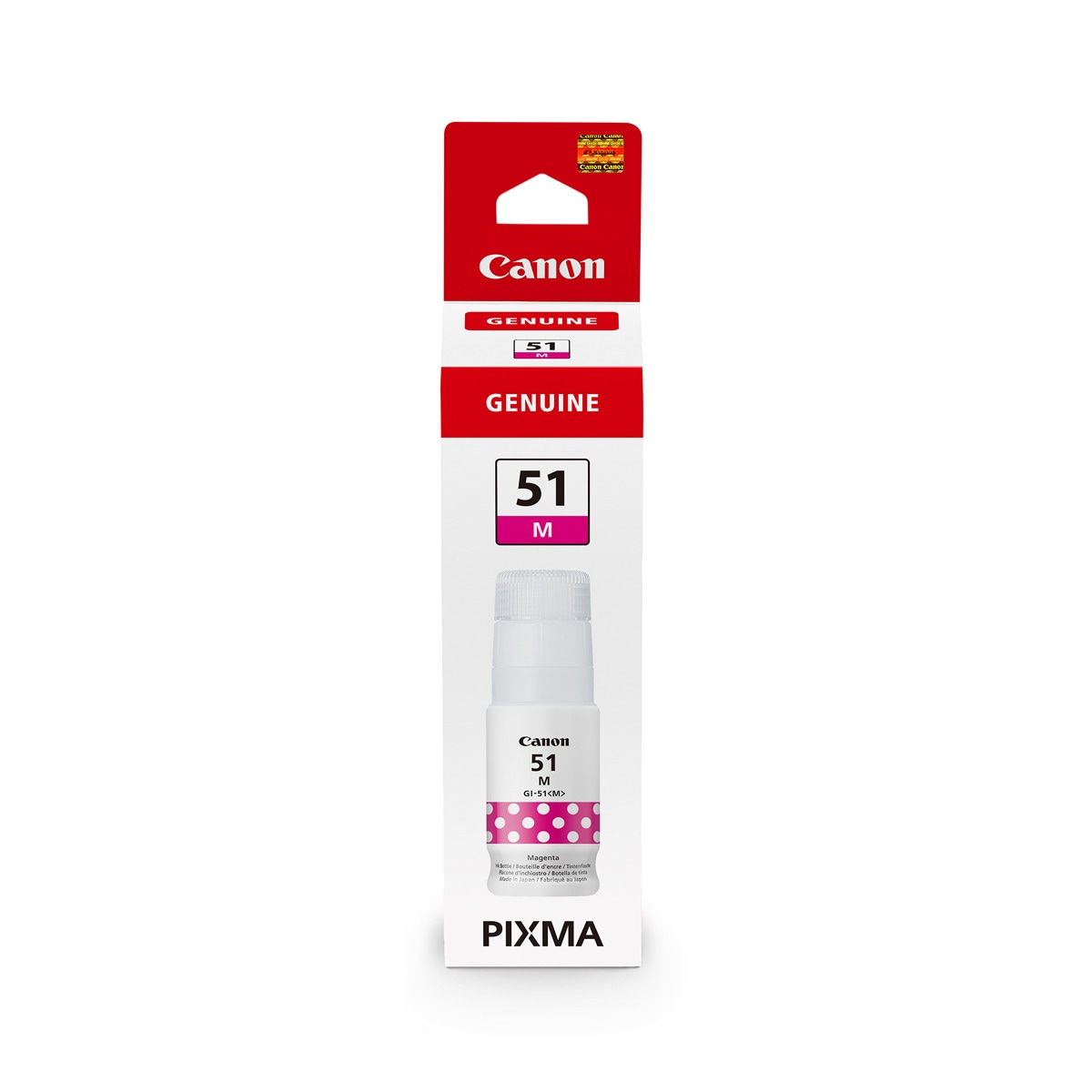 Botella de tinta original Canon GI-51 M magenta (4547C001) 2