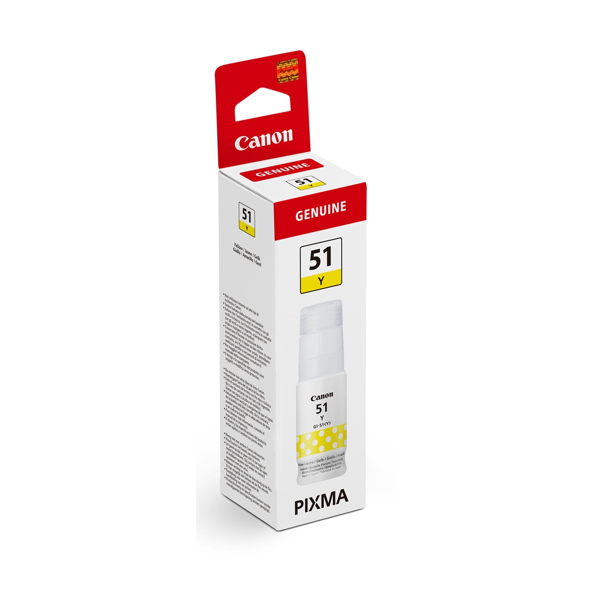 Botella de tinta original Canon GI-51 Y amarillo (4548C001) 3