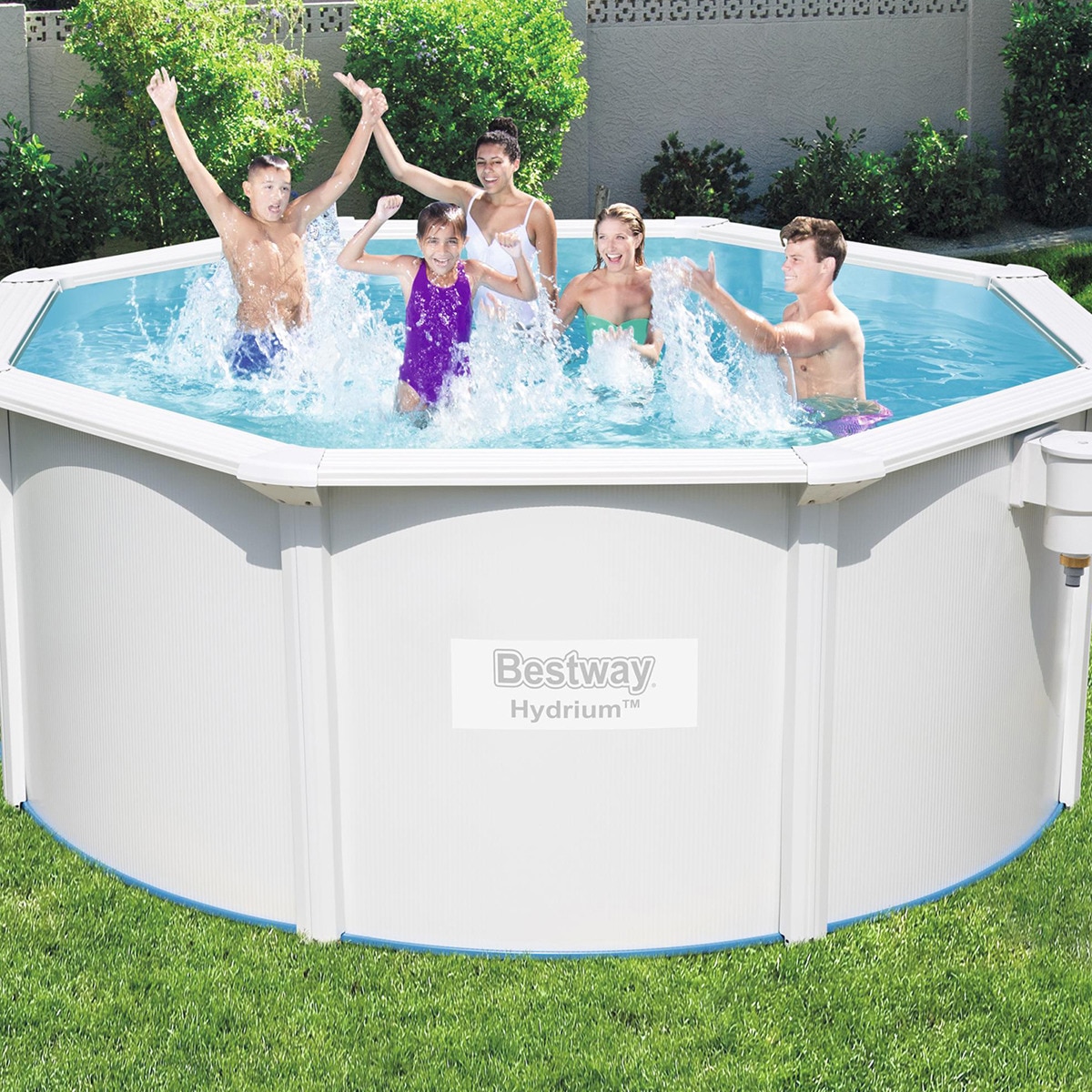 Piscina chapa de acero reforzada Hydrium Ø 360 x 120 cm · Bestway · El Corte Inglés Piscina chapa de acero reforzada Hydrium Ø 360 x 120 cm · Bestway · El Corte Inglés