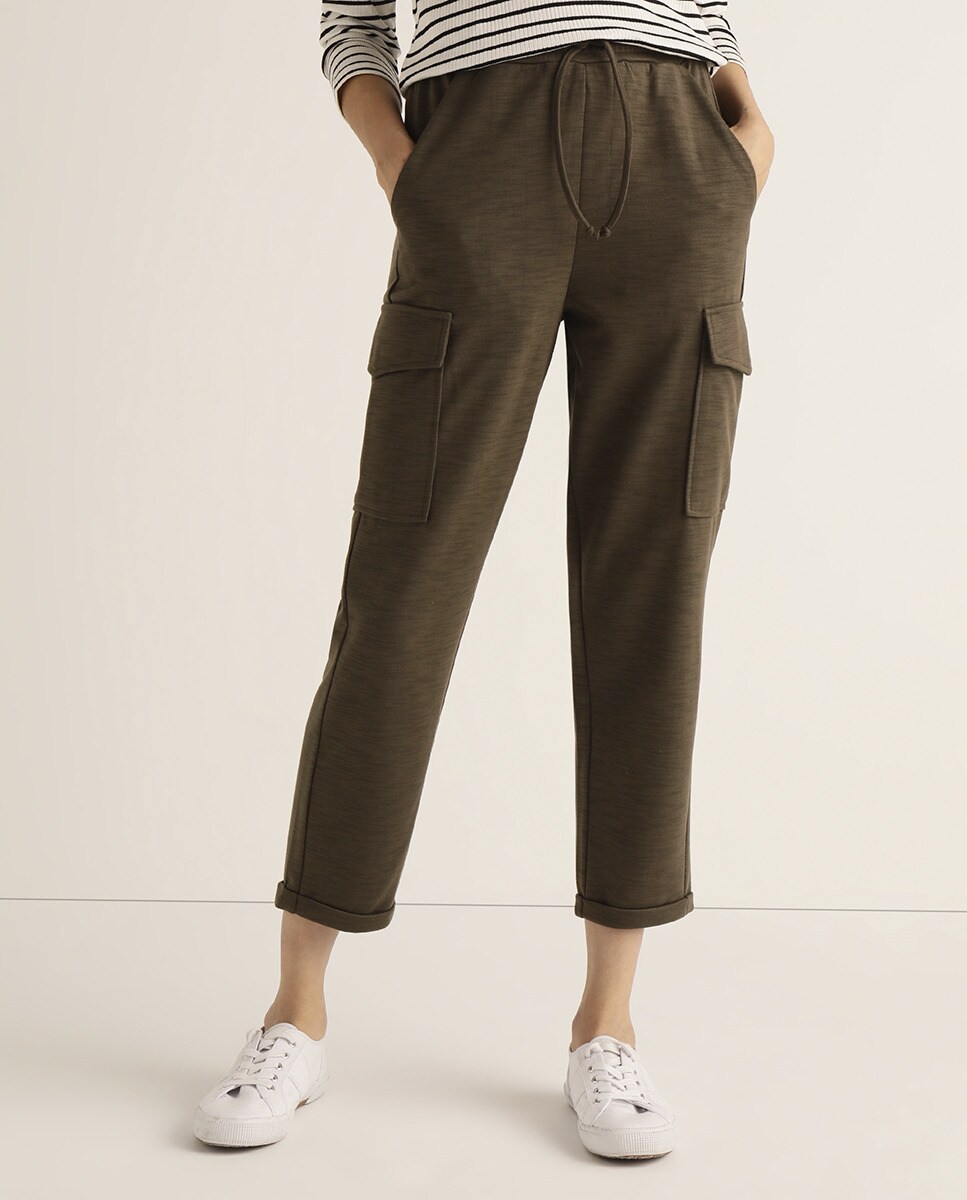 Conjunto de top y pantalón liso con rayas - Como Organizar la Casa