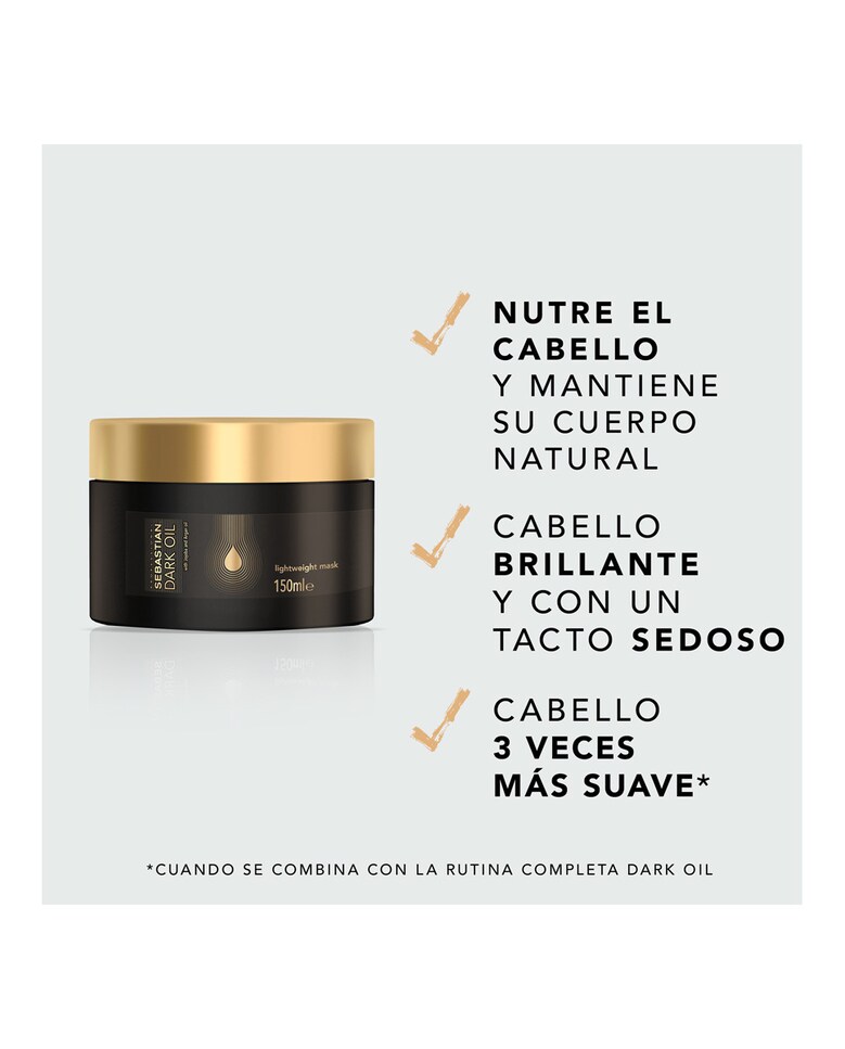 Mascarilla Dark Oil Mask 150 ml Sebastian Professional 2