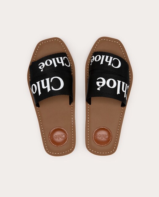 Sandalias planas Woody de tejido · Chloé · El Corte Inglés
