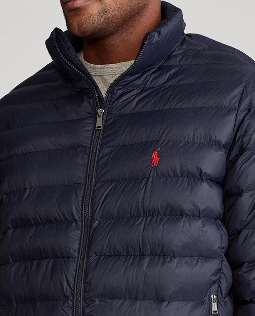 Cazadora de hombre azul marino termopluma nylon reciclado tallas grandes ·  Polo Ralph Lauren · El Corte Inglés