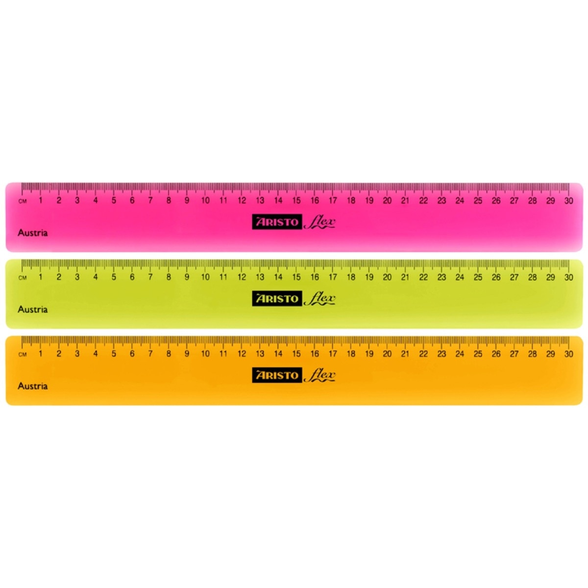 Imagem 0 de Régua Flexível de 30 cm Geoflex , neon - Artigo Sortido. Envio realizado de forma aleatória