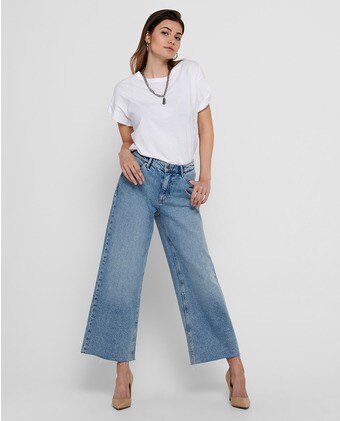 Pantalón vaquero de mujer de pata ancha · Only · El Corte Inglés