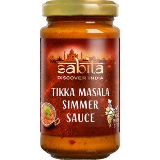 Molho Tikka Masala Picante frasco 200 ml - Sabita
