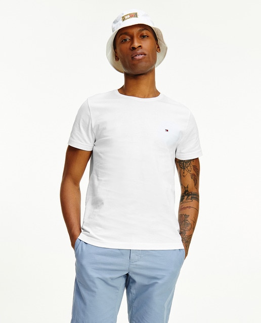 Camiseta de hombre básica blanca · Tommy Hilfiger · El Corte Inglés