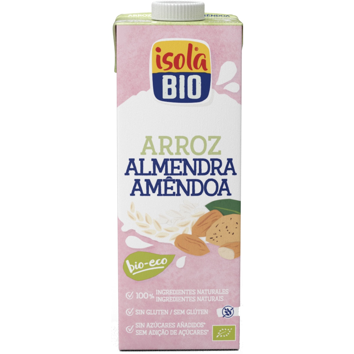 Bebida de Arroz com Amêndoa Biológica embalagem 1 L