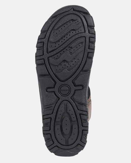 Sandalias de hombre Geox en marrón con doble cierre adherente · Geox · El Corte  Inglés