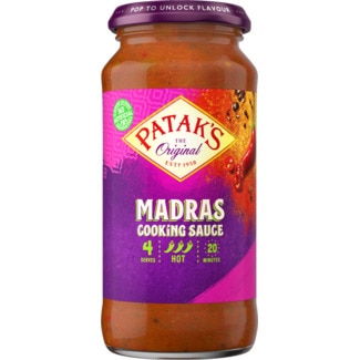 Molho Indiano Madras frasco 450 g - Patak's