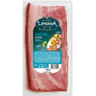 Bacon Extra em Nacos embalagem 200 g - Salsicharia Limiana