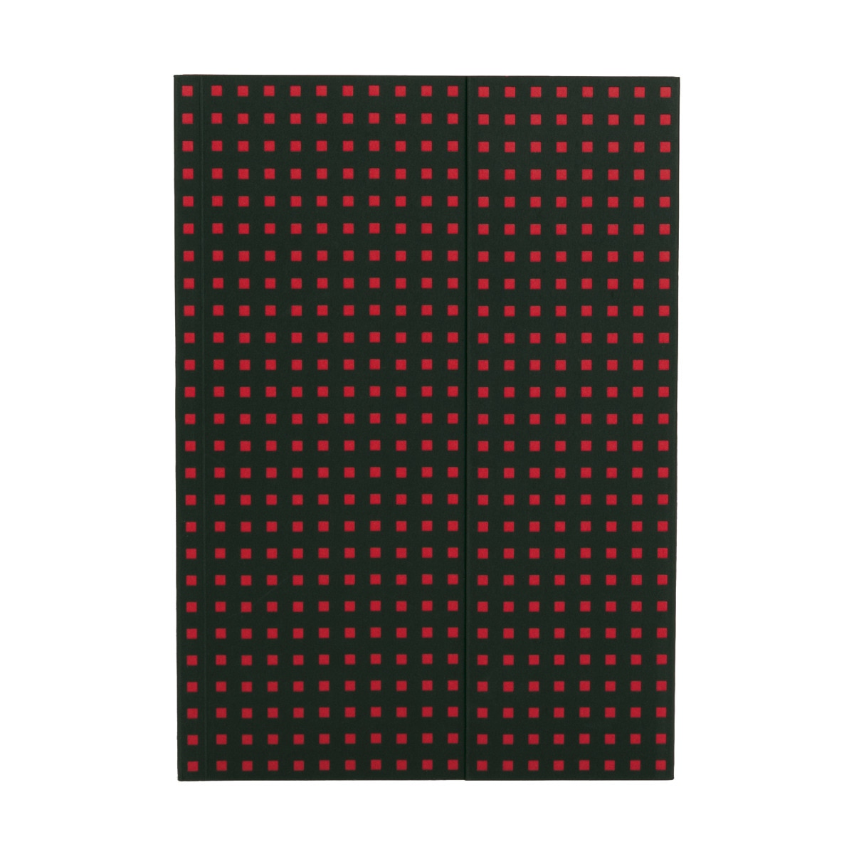 Imagem 0 de Bloco Quadrados B5 de Linhas Paper-Oh preto e vermelho