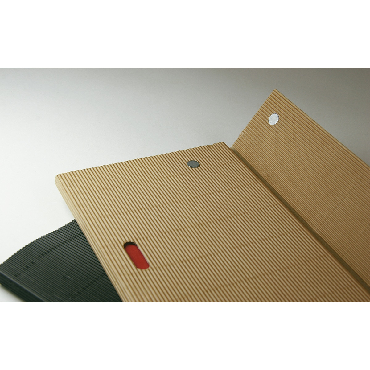 Bloco Natural B5 Liso Paper-Oh natural e vermelho Natural / Vermelho-4