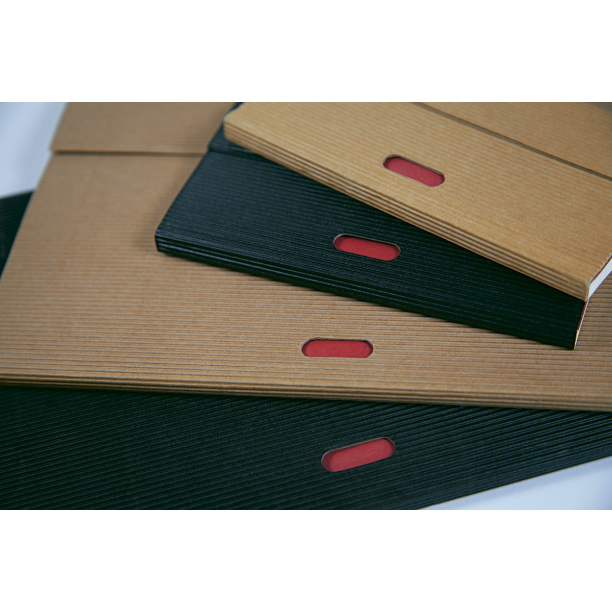Bloco Natural B5 Liso Paper-Oh natural e vermelho Natural / Vermelho-2