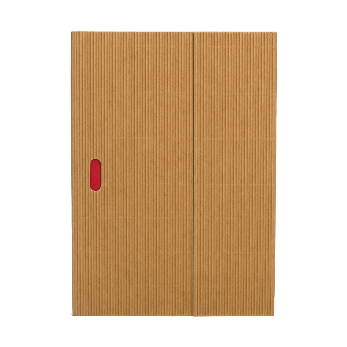 Imagem 0 de Bloco Natural B5 Liso Paper-Oh natural e vermelho