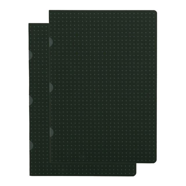 Imagen 0 de Pack 2 Libretas Cuadriculadas A5 Cahier Circulo Paper-Oh Negro y Gris