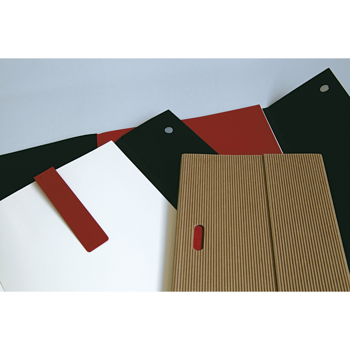 Libreta Lisa A4 Ondulo Paper-Oh Negro Negro-3