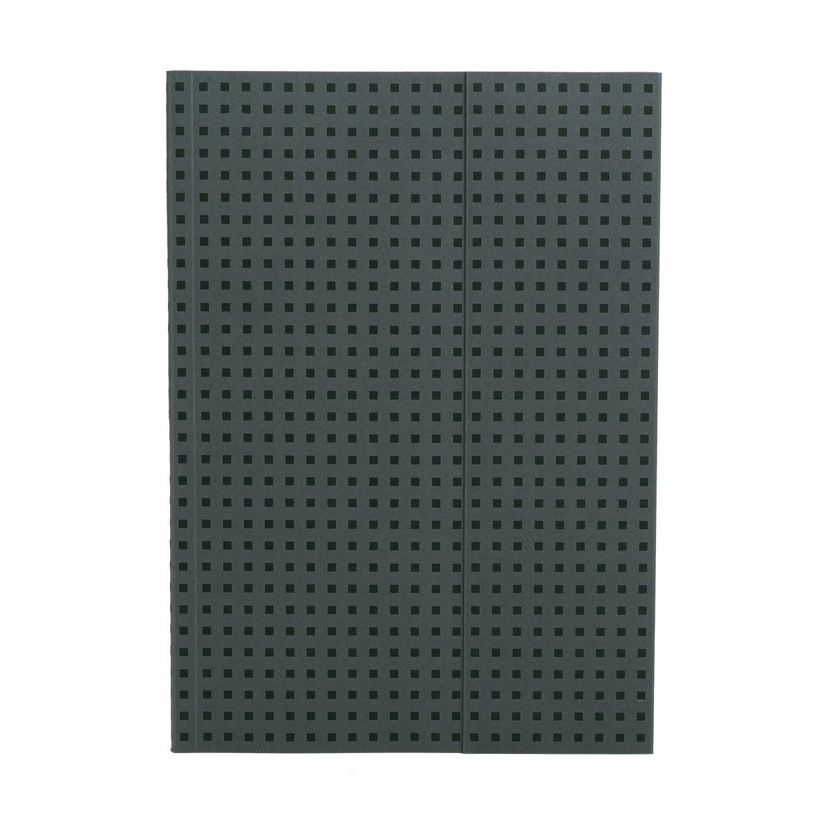 Bloco liso A4 Quadrado cinzento e preto Cinzento / Preto-1