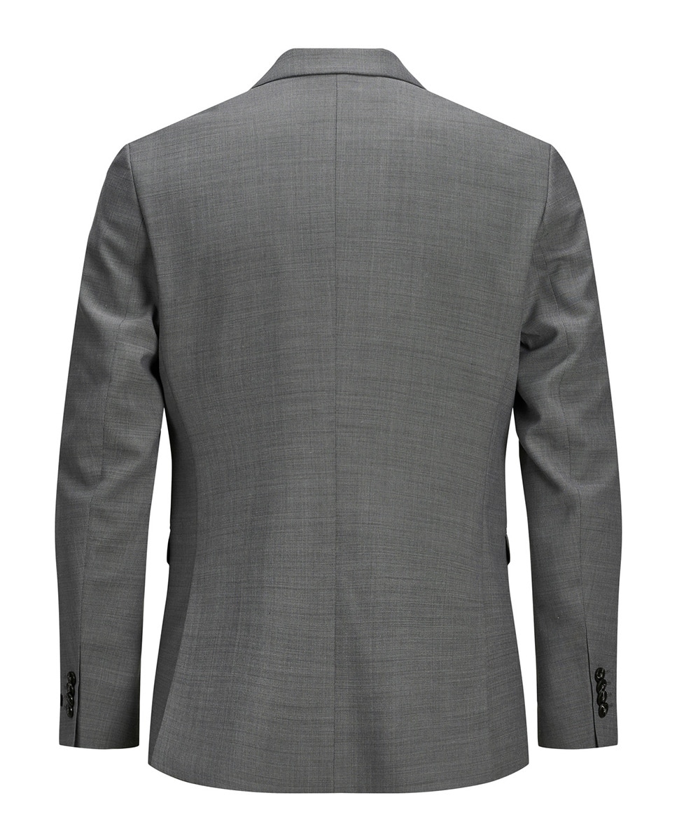 Blazer slim cinzento-claro Cinzento-claro-7