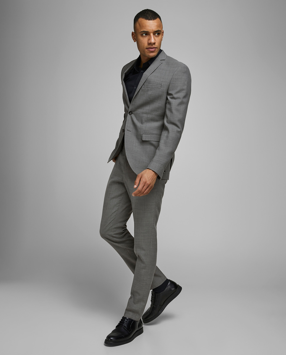 pantalones de vestir para hombre color gris