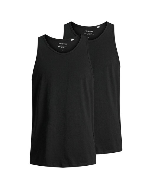 Pack de 2 camisetas de hombre negras de tirantes · Jack \u0026 Jones · El Corte  Inglés