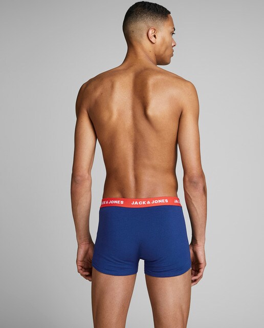 Pack de 5 boxers de punto de hombre azul · Jack \u0026 Jones · El Corte Inglés
