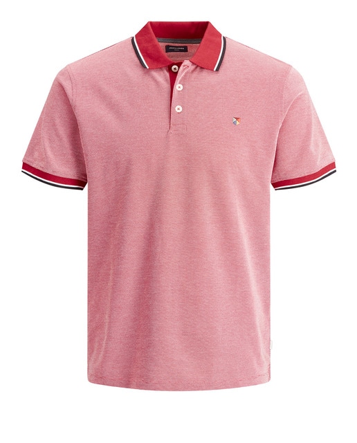 Imagen 0 de Polo de hombre regular rojo de manga corta