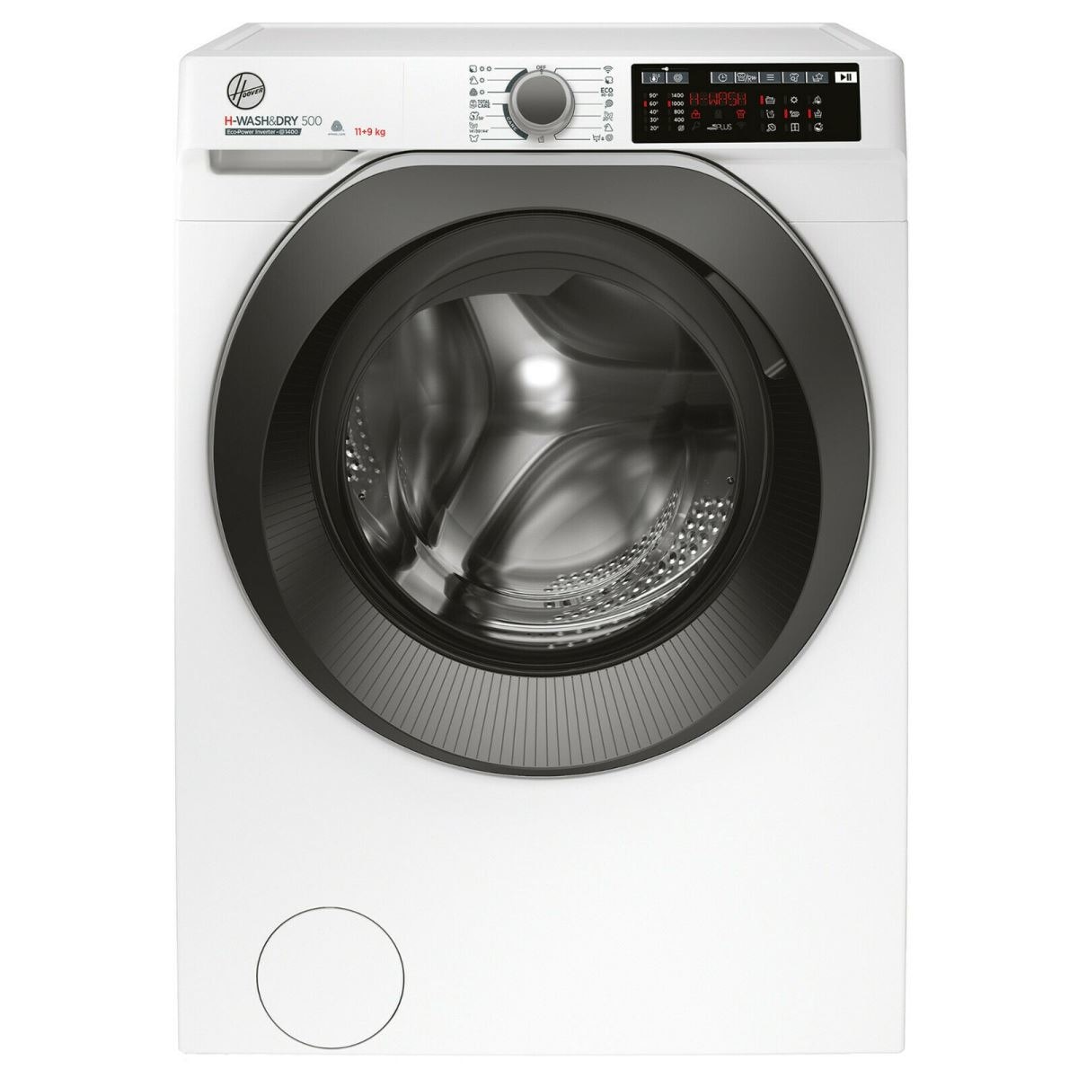Máquina de Lavar e Secar Roupa Hoover H-Wash&Dry 500 HDQ4119AMBS/1-S Carga Frontal de 11/9 Kg e 1400 rpm - Branco Branco-1
