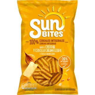 Snack de Multicereais com Sabor a Queijo e Cebola Caramelizada 95 g - Sunbites