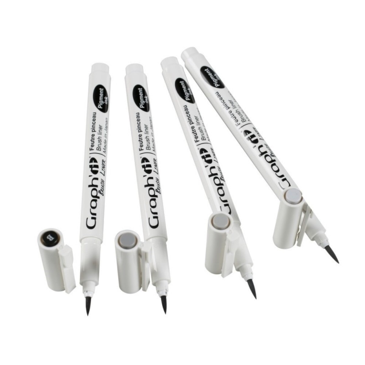 Pack de 4 Brush Liners em Tons Cinzentos GRAPH'IT 2