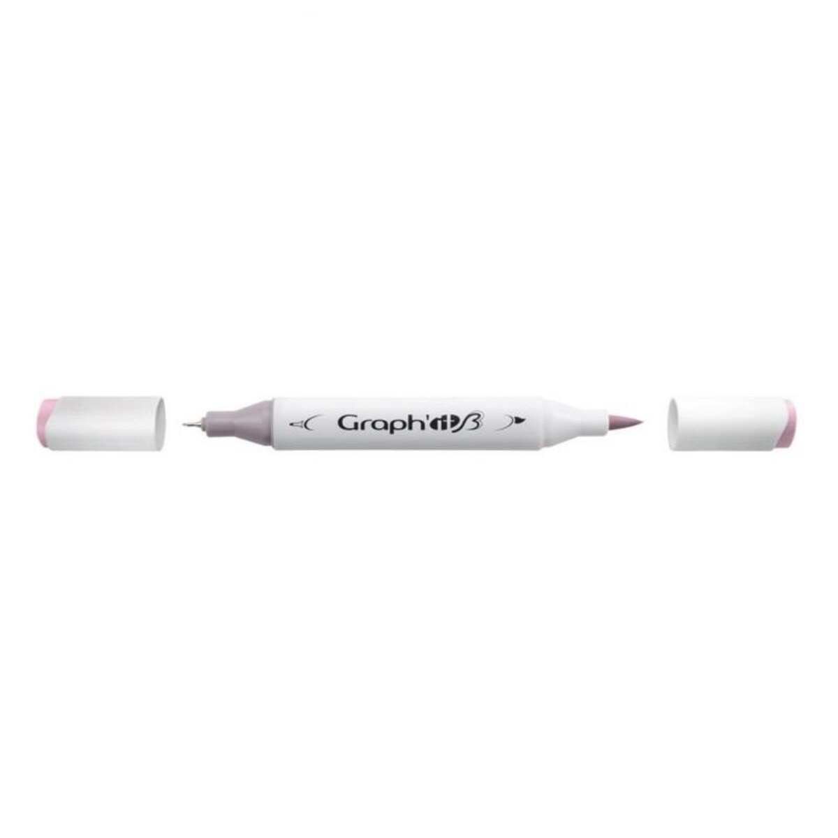 Marcador de Duas Pontas Brush Marker Nº 6145 Violet GRAPH'IT 1