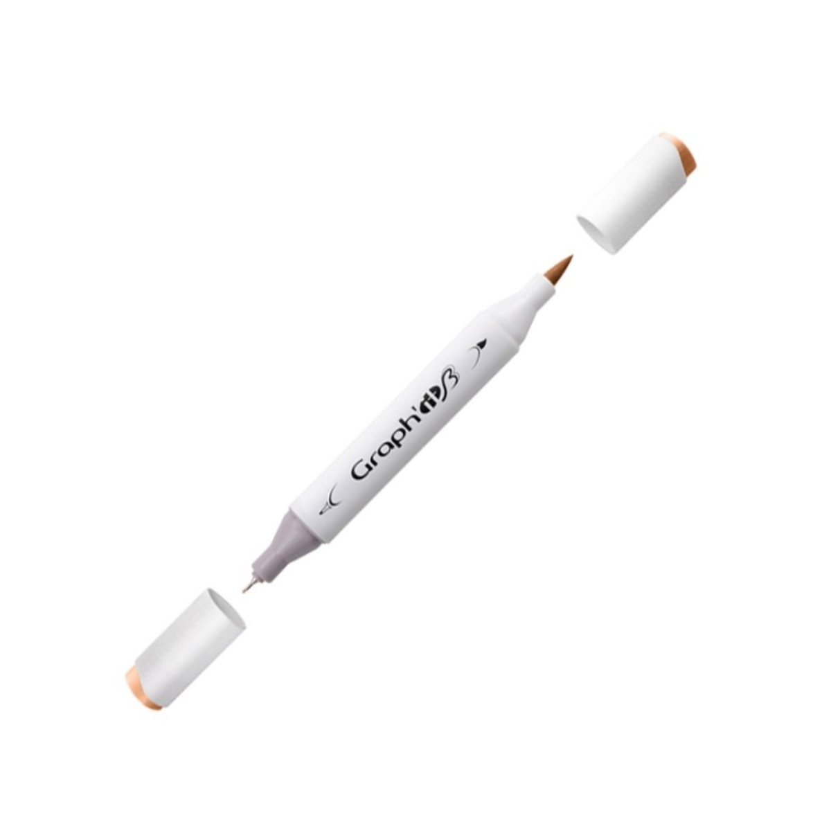 Imagem 0 de Marcador de Duas Pontas Brush Marker Nº 3040 Basic Brown 3 GRAPH'IT