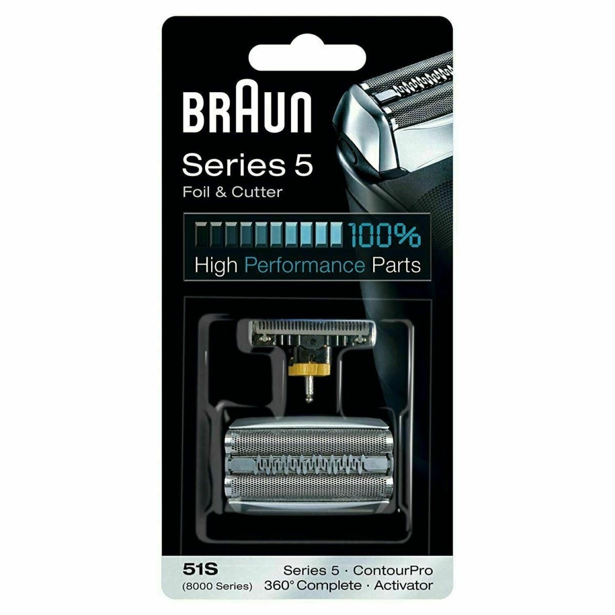 Imagem 0 de Recarga máquina de barbear Braun 51S Silver