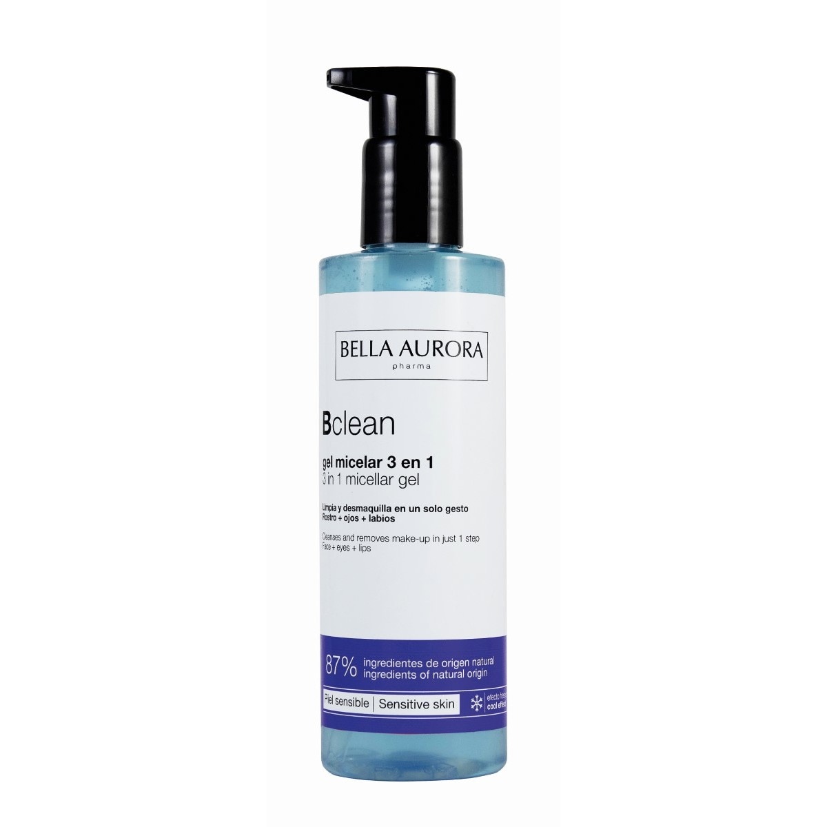 Imagem 0 de Gel Micelar 3 em 1 Bclean 200 ml Bella Aurora