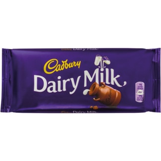 Chocolate de Leite embalagem 110 g - Cadbury Dairy Milk