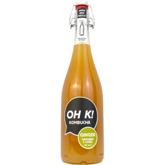 Kombucha Gengibre e Limão garrafa 750 ml - Oh K!
