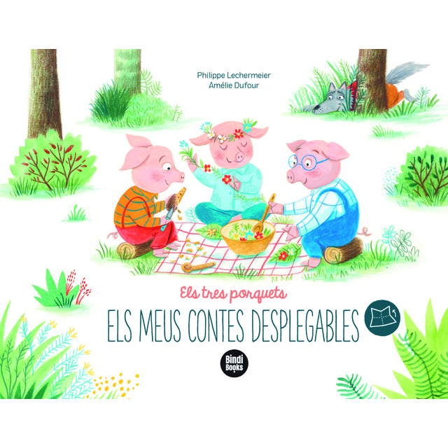 Imagen 0 de Els tres porquets: Desplega les pàgines per endinsar-te al cor del conte! (Tapa dura)