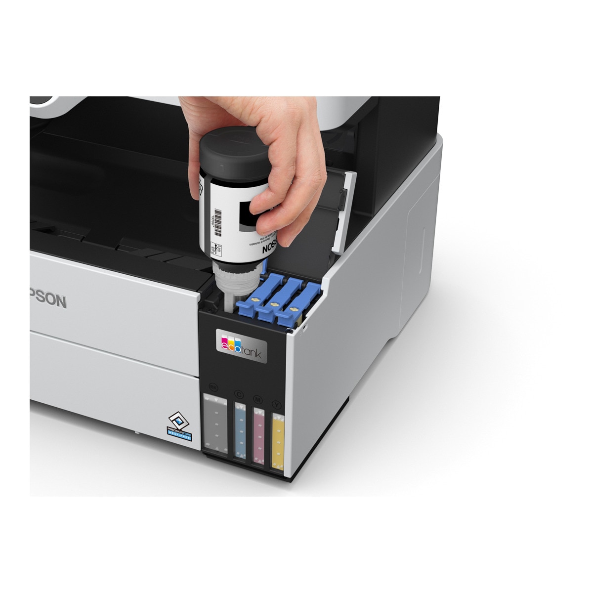 Impresora Multifunción rellenable tinta Epson EcoTank ET-5170 Fax, Ethernet y Wi-Fi Blanco-4