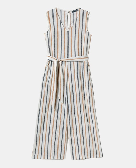 Imagen 0 de Mono largo de mujer con rayas