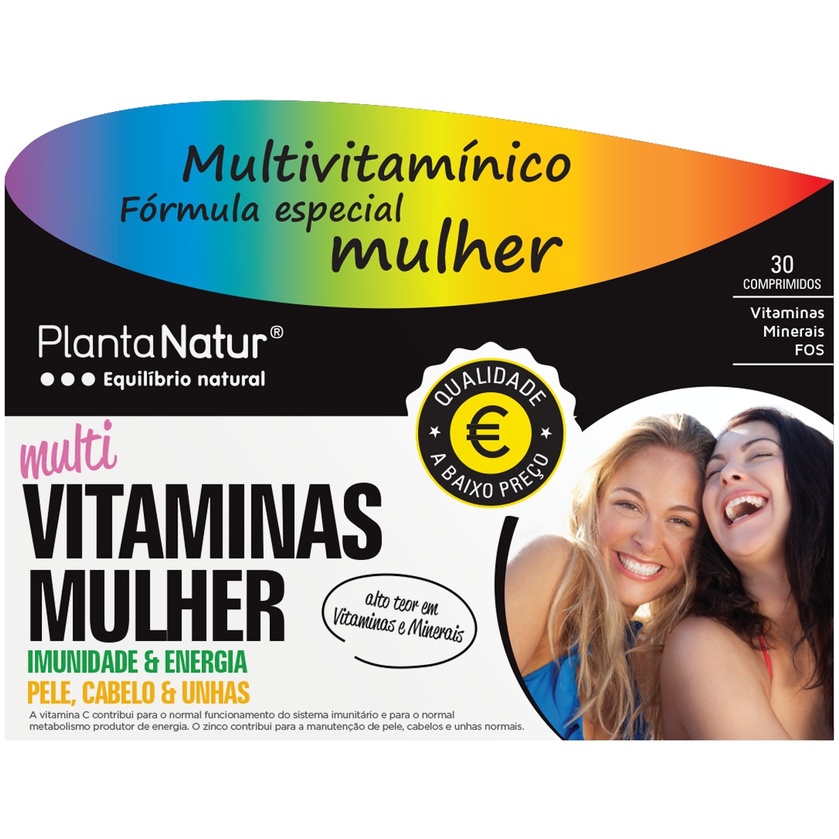 Multi Vitaminas para Mulher embalagem 30 comprimidos