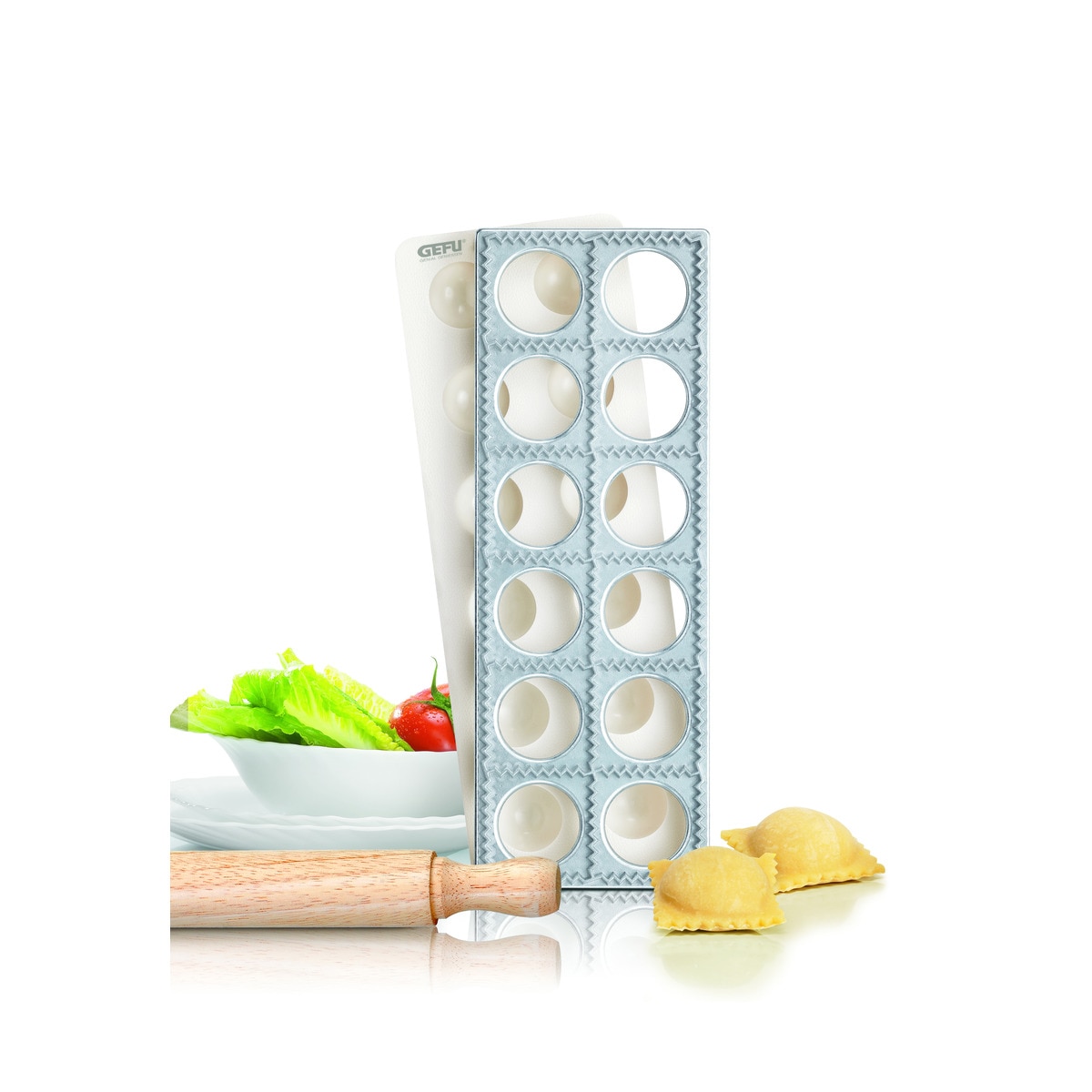 Set para hacer raviolis Tasca Gefu Plata-2