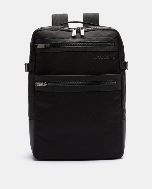 Mochila de hombre Lacoste en negro con cierre de cremallera · Lacoste · El  Corte Inglés