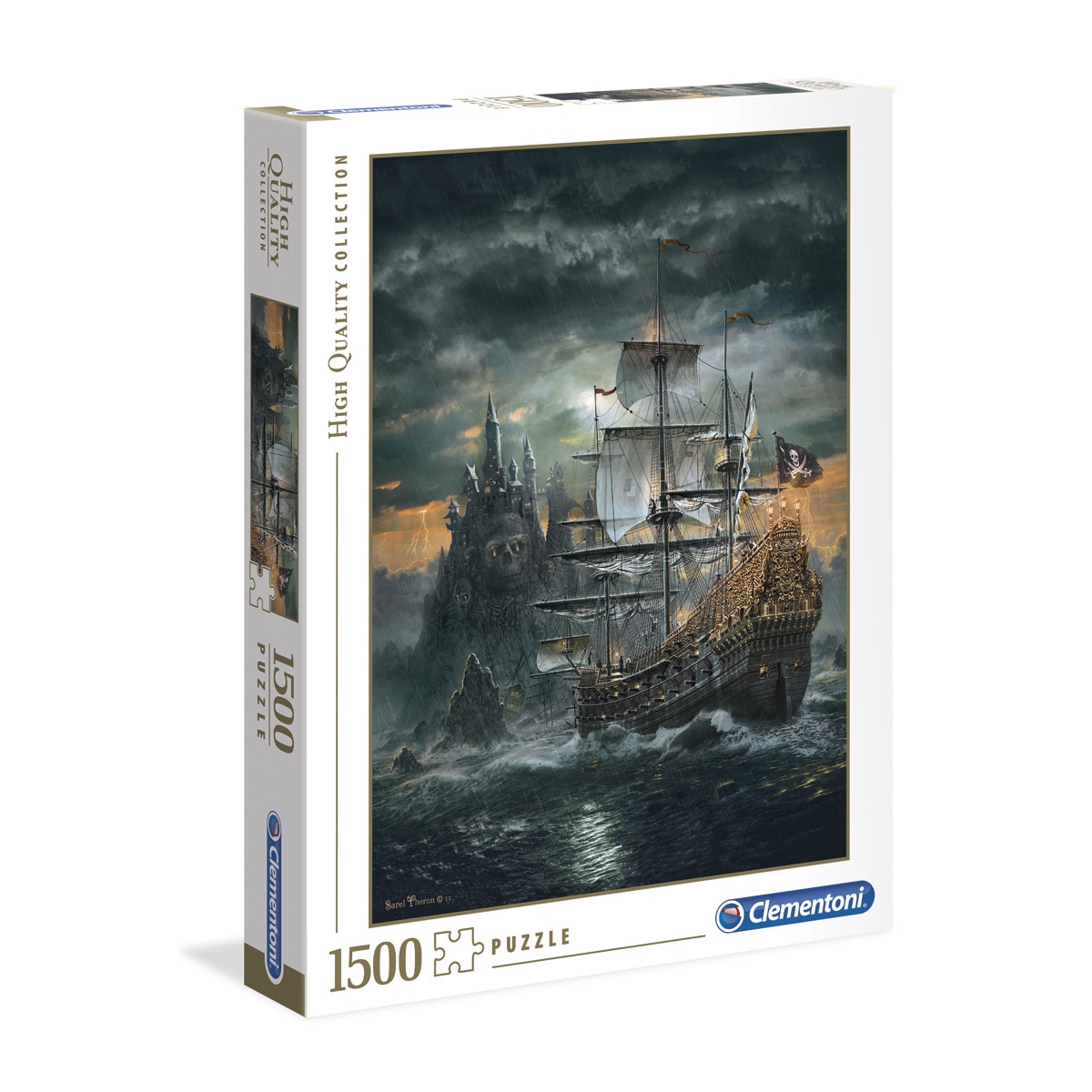 Clementoni - Puzzle Barco Pirata 1500 Piezas